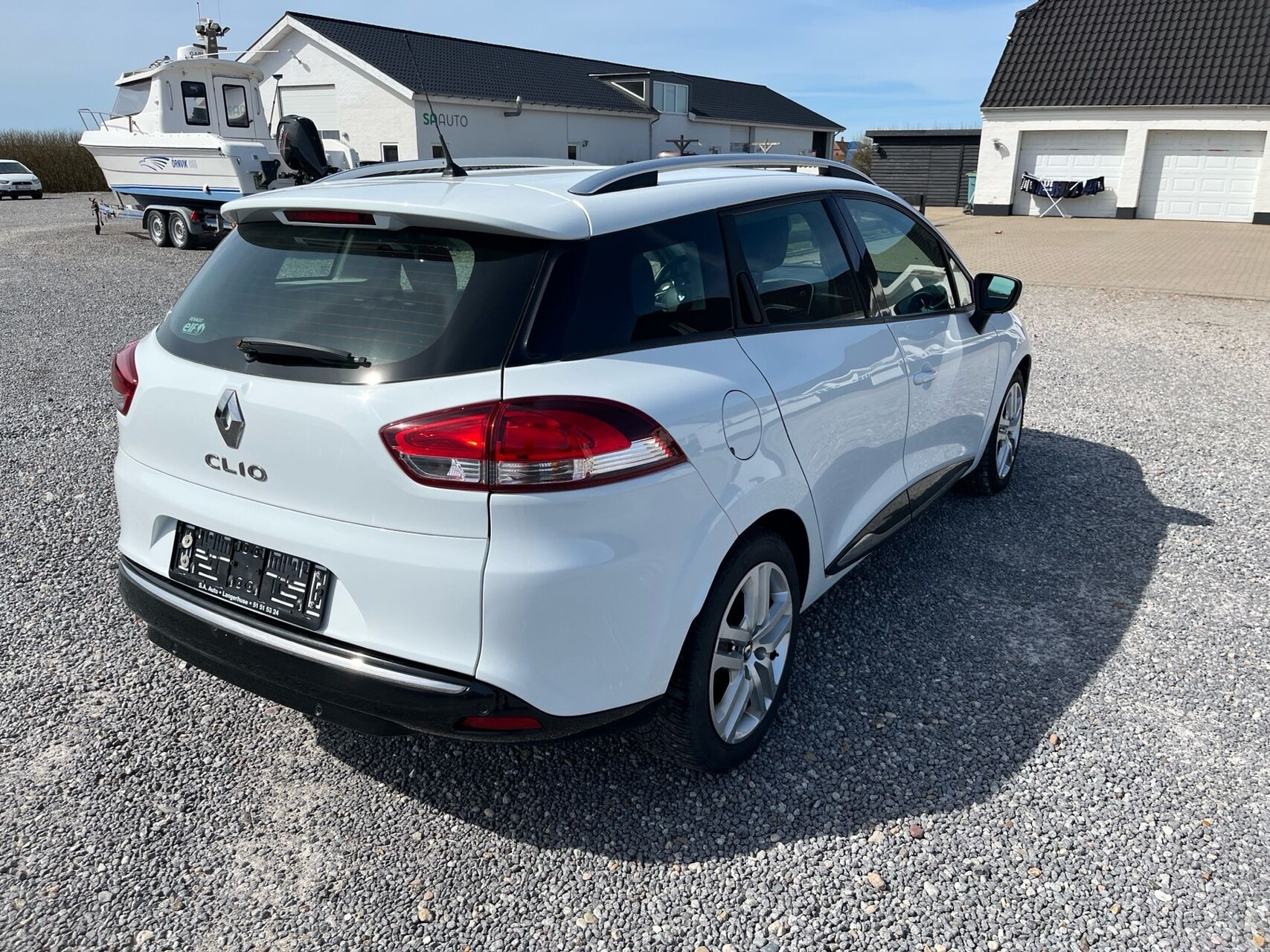 Hvid Renault Clio fra 2019