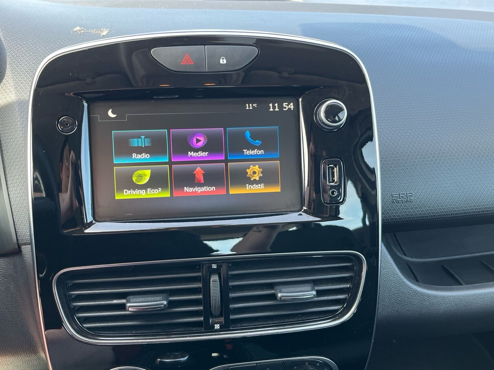 Hvid Renault Clio fra 2019