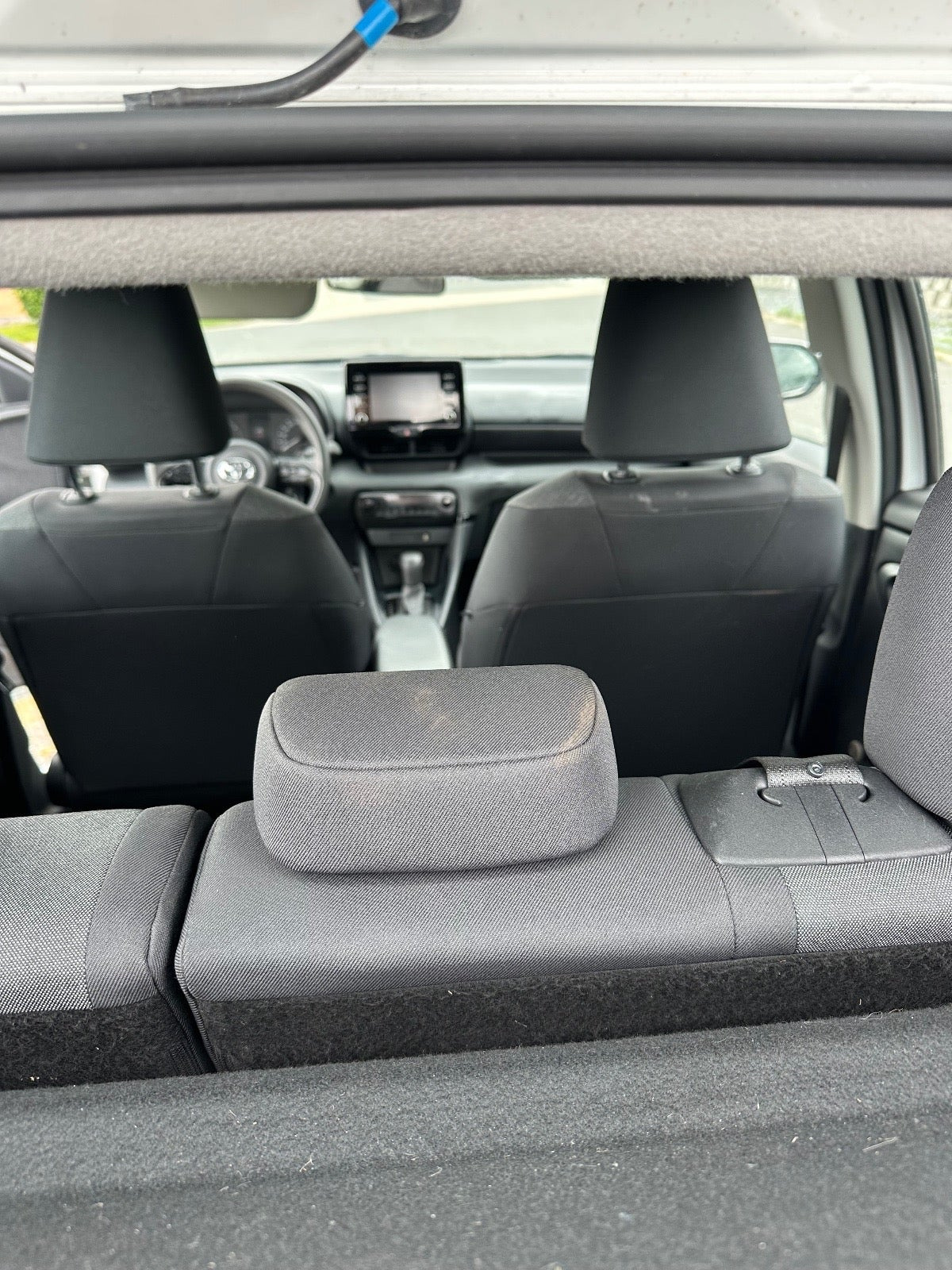 Hvid Toyota Yaris fra 2020