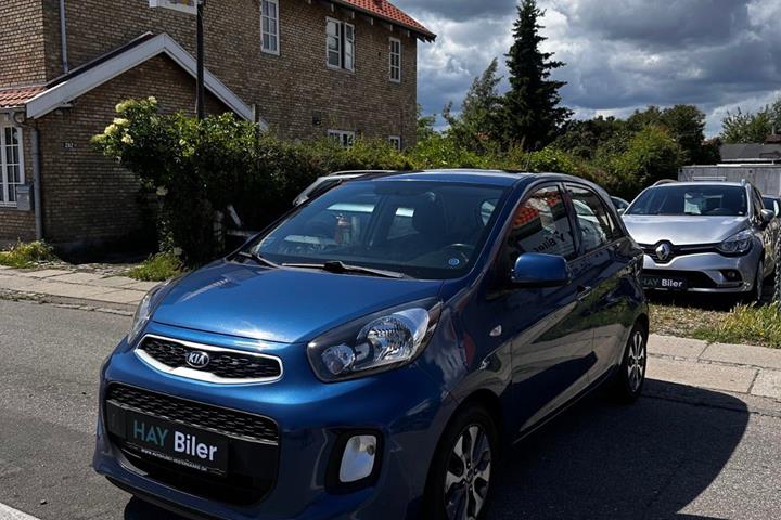 Blå Kia Picanto fra 2017