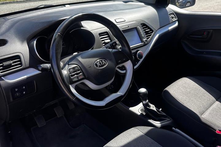 Blå Kia Picanto fra 2017
