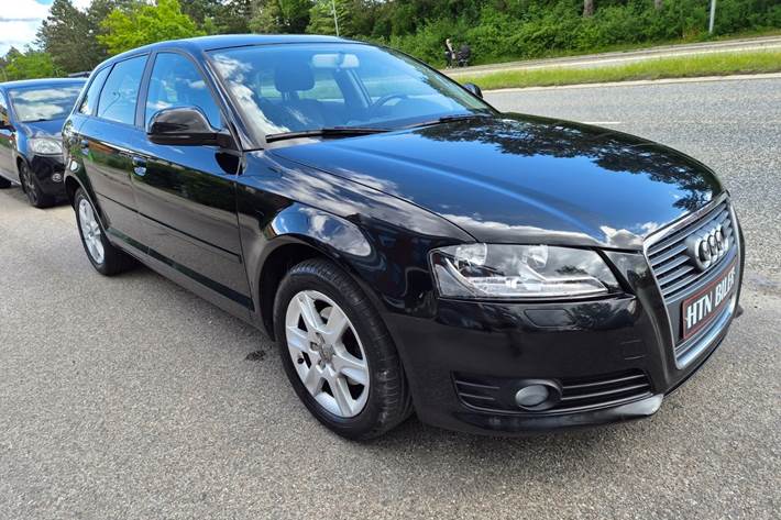 Sort Audi A3 fra 2010