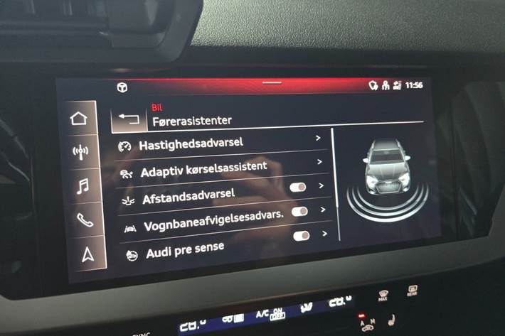 Grå Audi A3 fra 2021