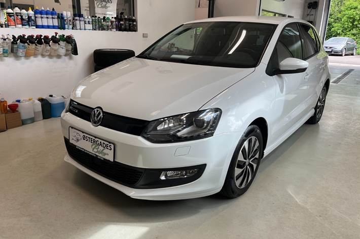 Hvid VW Polo fra 2017
