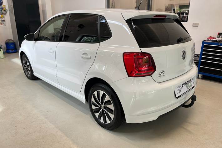 Hvid VW Polo fra 2017