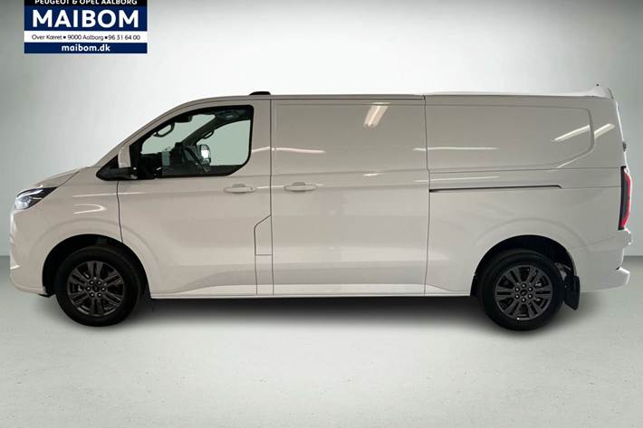 Hvid Ford E-Transit Custom 340 L2 fra 2026