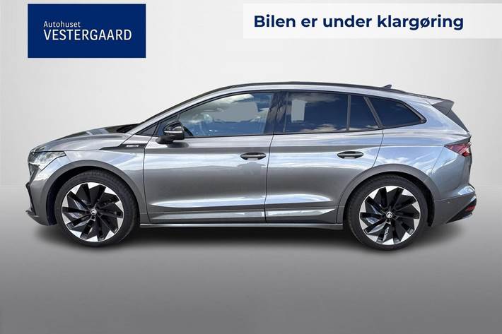 Grå Skoda Enyaq fra 2022