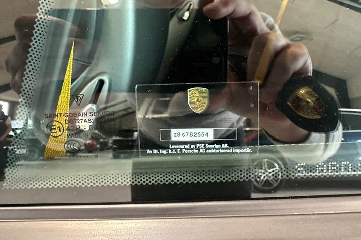 Grå Porsche 911 Turbo fra 2008