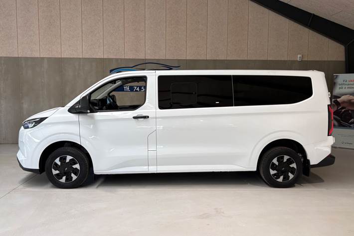 Hvid Ford E-Transit Custom Kombi 340 L2 fra 2026