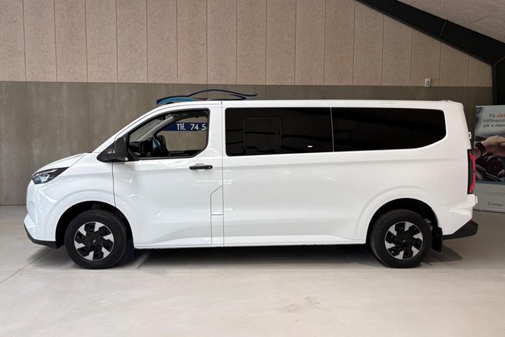 Hvid Ford E-Transit Custom Kombi 340 L2 fra 2026