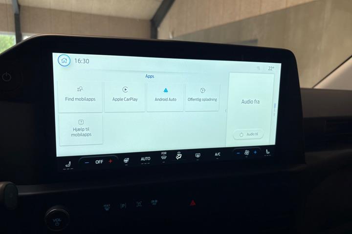 Hvid Ford E-Transit Custom Kombi 340 L2 fra 2026