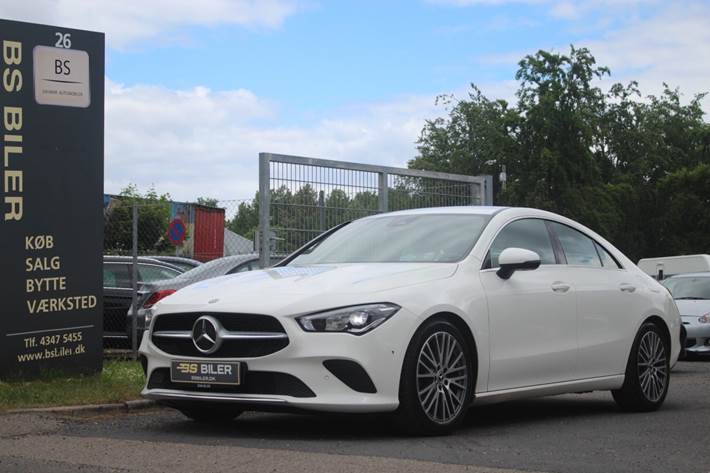 Hvid Mercedes CLA180 d fra 2019