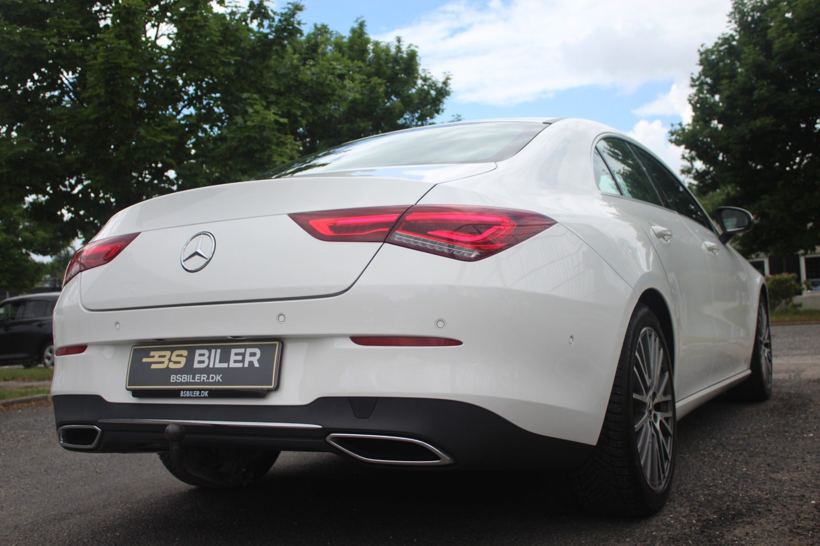 Hvid Mercedes CLA180 d fra 2019