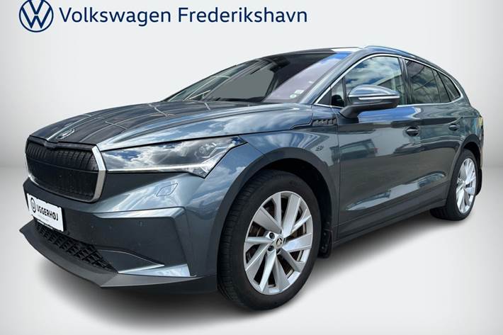 Grå Skoda Enyaq fra 2021