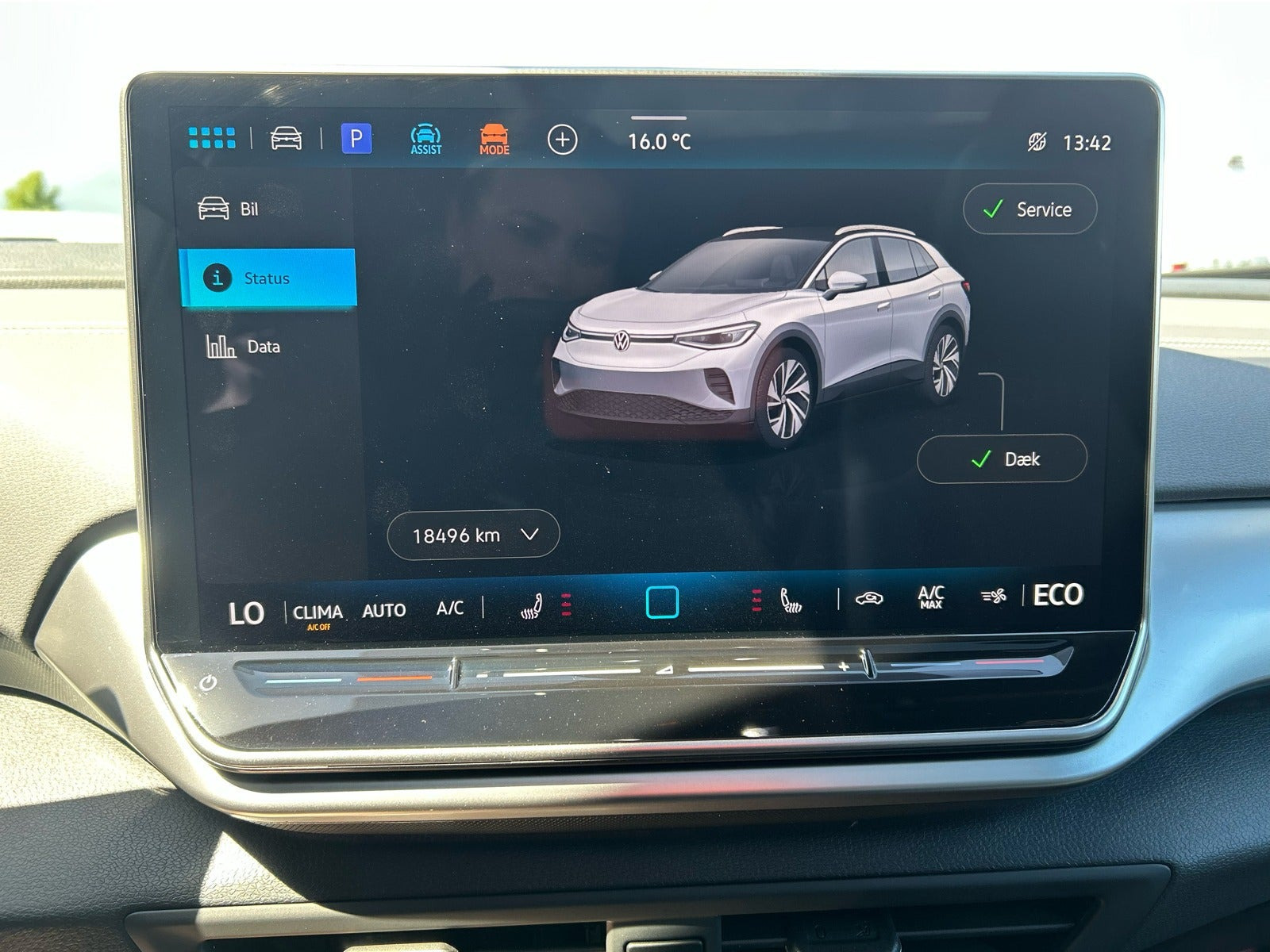 Grå VW ID.4 fra 2025