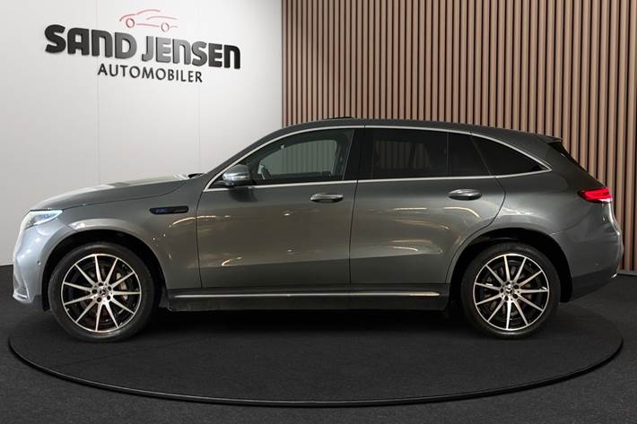 Grå Mercedes EQC400 fra 2022