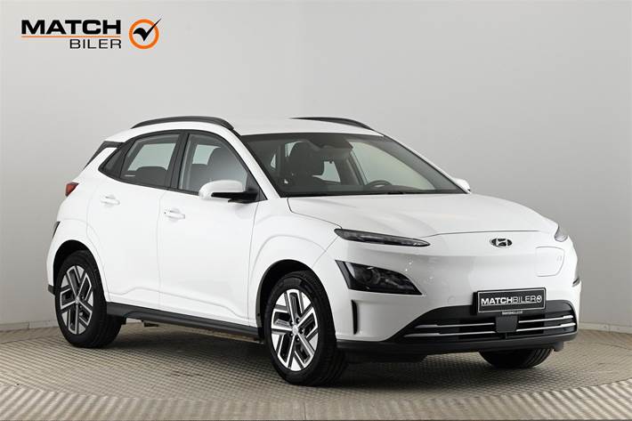 Hvid Hyundai Kona fra 2022