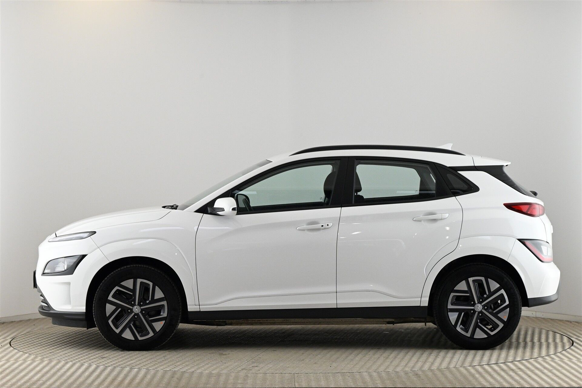 Hvid Hyundai Kona fra 2022