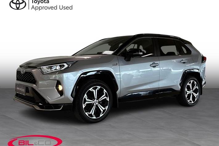 Sølv Toyota RAV4 Plug-in fra 2021