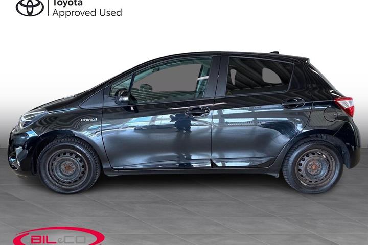 Sort Toyota Yaris fra 2019