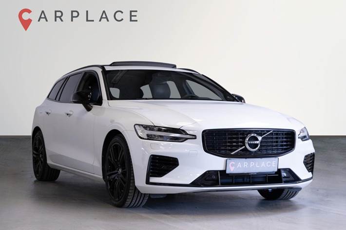 Hvid Volvo V60 fra 2022
