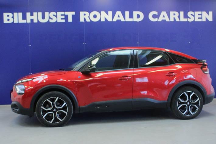 Rød Citroën ë-C4 fra 2023