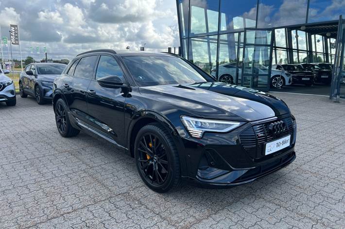 Sort Audi e-tron fra 2023