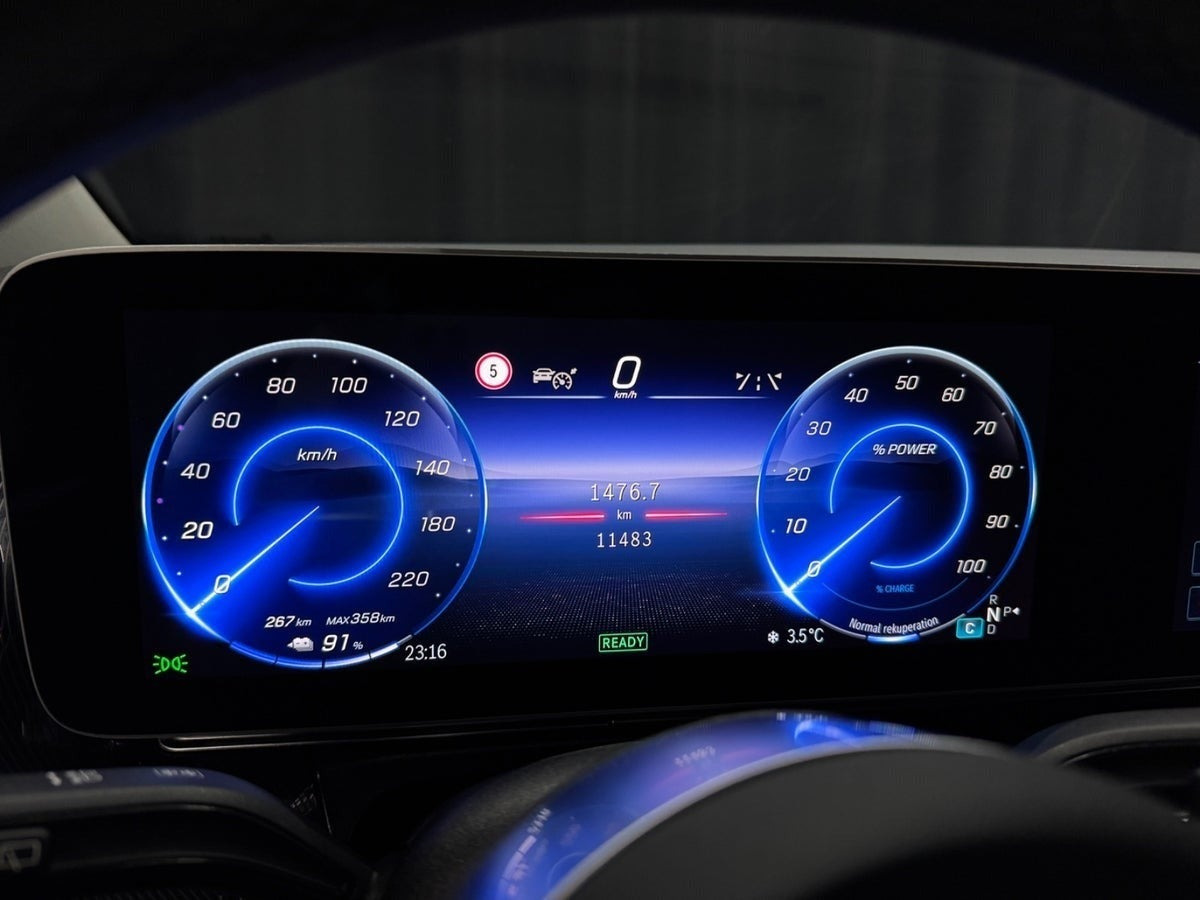 Grå Mercedes EQV300 fra 2025