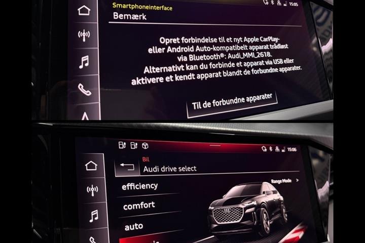 Sort Audi Q4 e-tron fra 2024