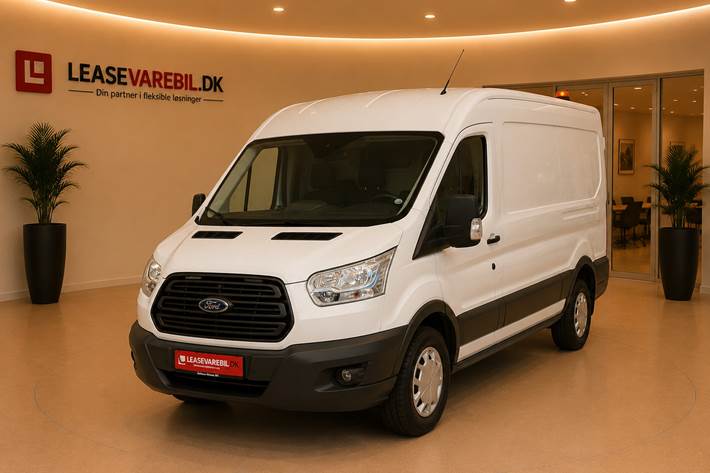 Hvid Ford Transit 350 L3 Van fra 2019
