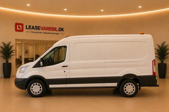 Hvid Ford Transit 350 L3 Van fra 2019