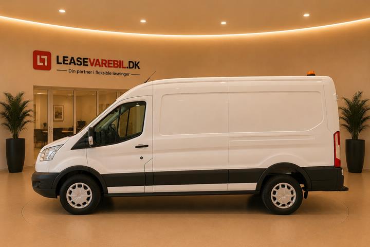 Hvid Ford Transit 350 L3 Van fra 2019