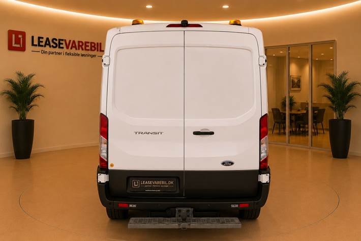 Hvid Ford Transit 350 L3 Van fra 2019