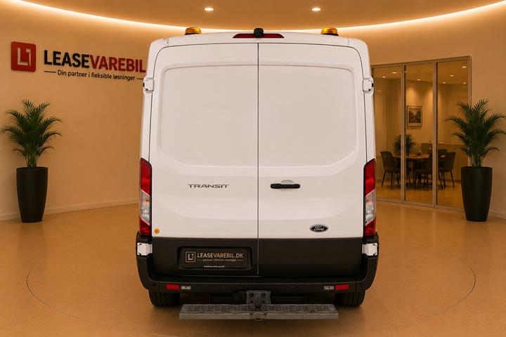 Hvid Ford Transit 350 L3 Van fra 2019