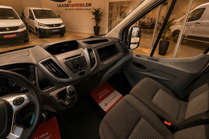Hvid Ford Transit 350 L3 Van fra 2019