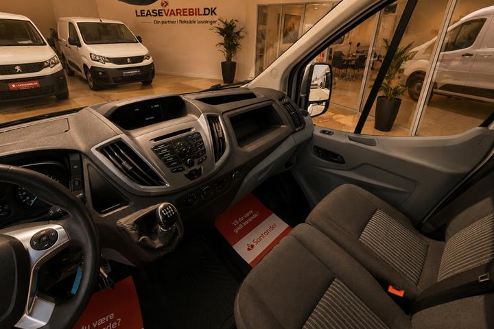 Hvid Ford Transit 350 L3 Van fra 2019