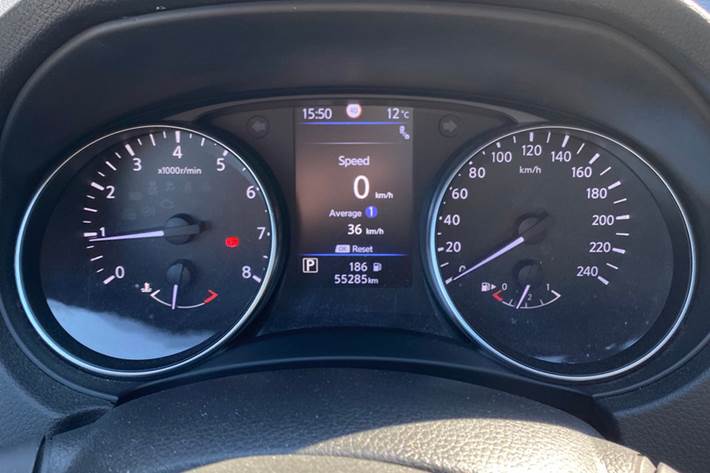 Grå Nissan Qashqai fra 2018