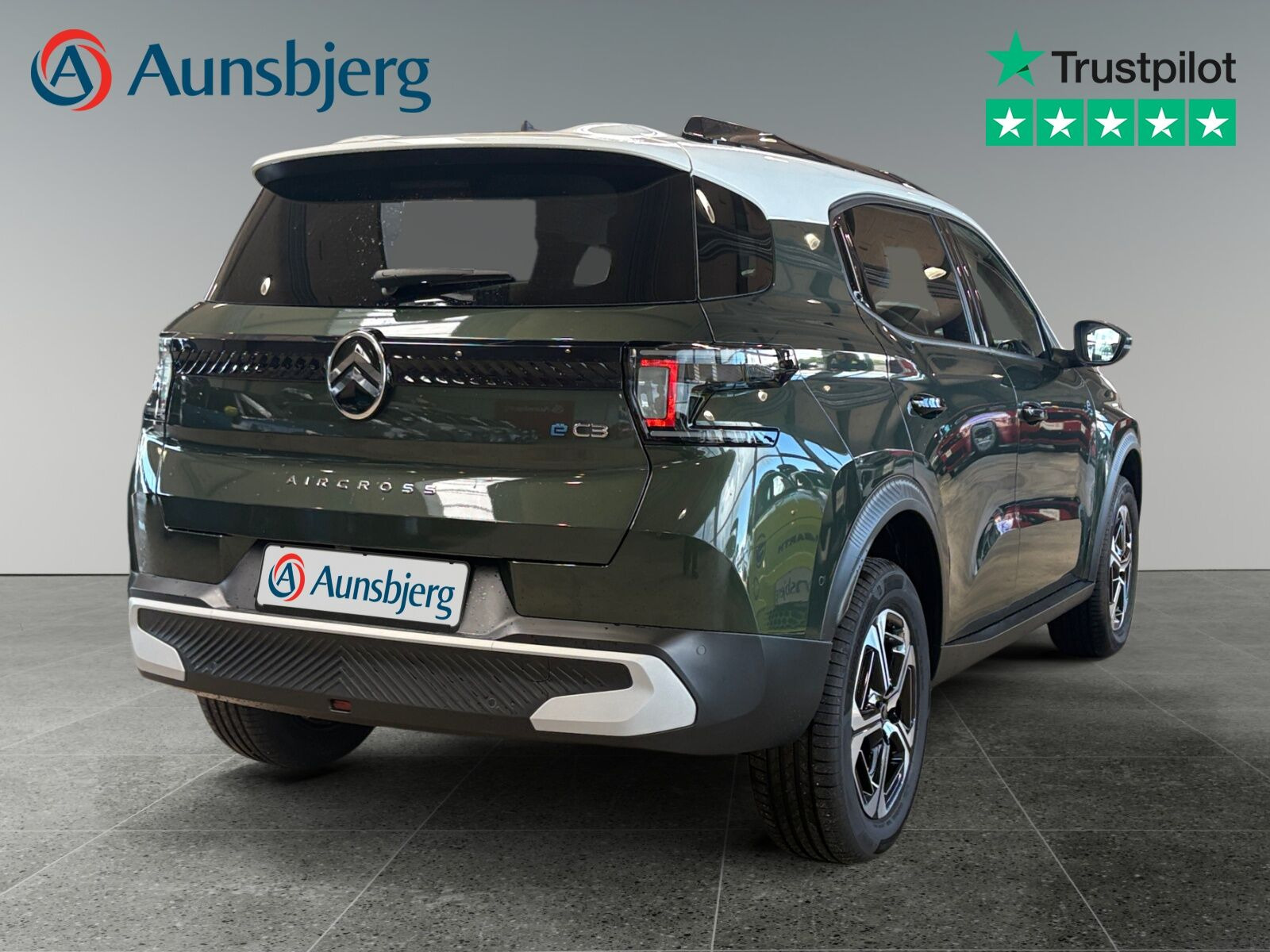 Grøn Citroën e-C3 Aircross fra 2025