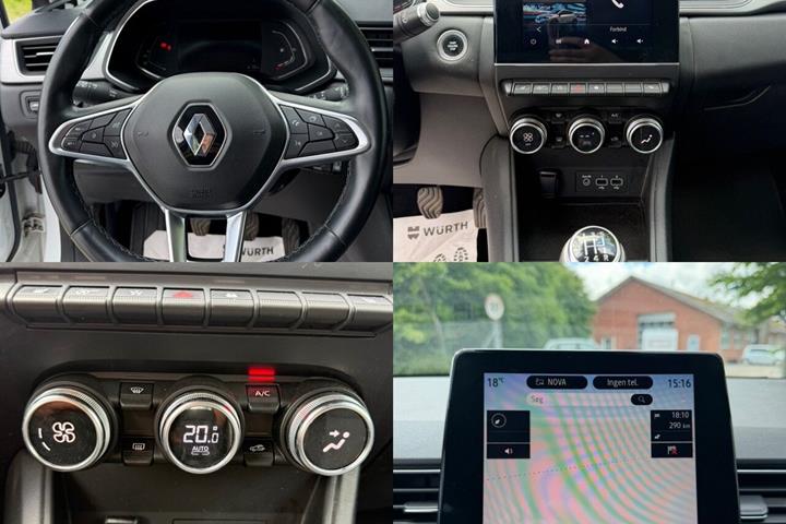 Hvid Renault Captur fra 2020
