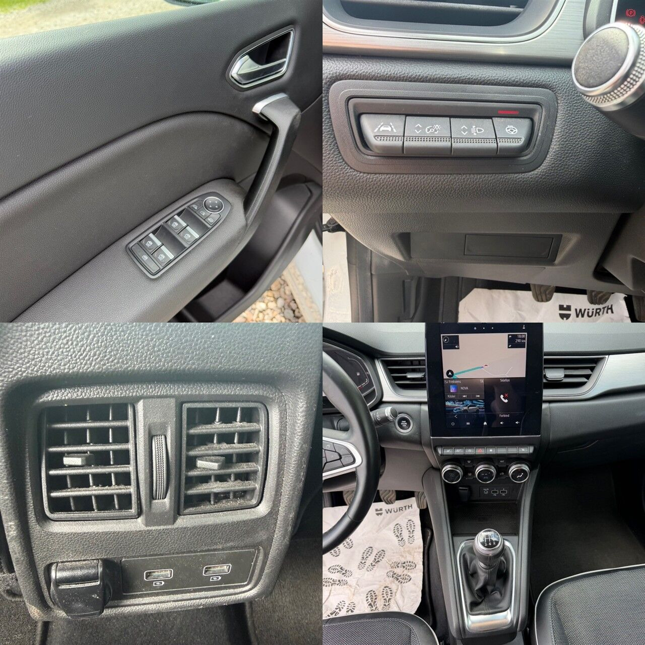Hvid Renault Captur fra 2020