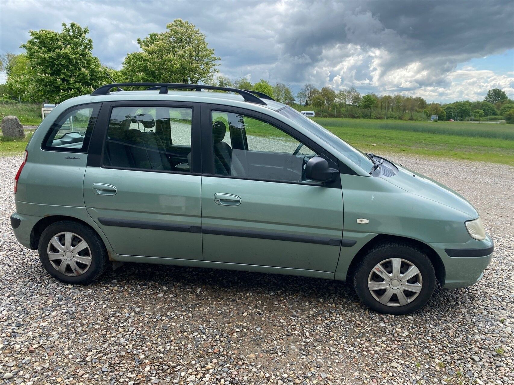 Grøn Hyundai Matrix fra 2008