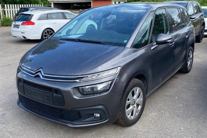 Grå Citroën Grand C4 Picasso fra 2018 set udefra