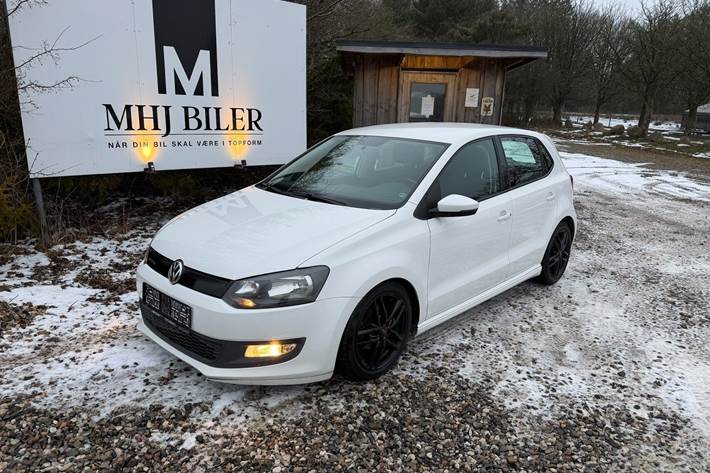 Hvid VW Polo fra 2011