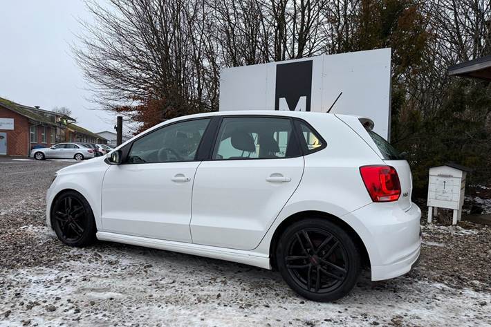 Hvid VW Polo fra 2011