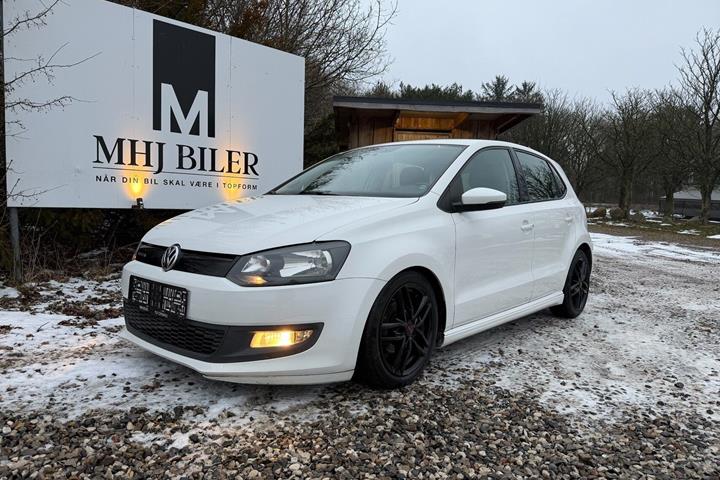 Hvid VW Polo fra 2011