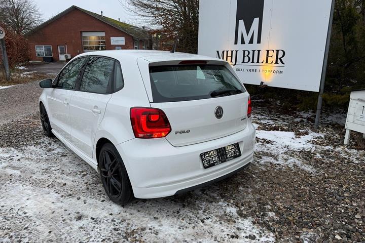 Hvid VW Polo fra 2011