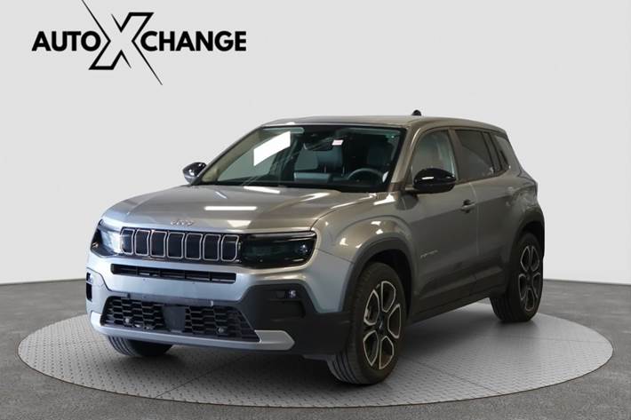 Grå Jeep Avenger fra 2025 set udefra