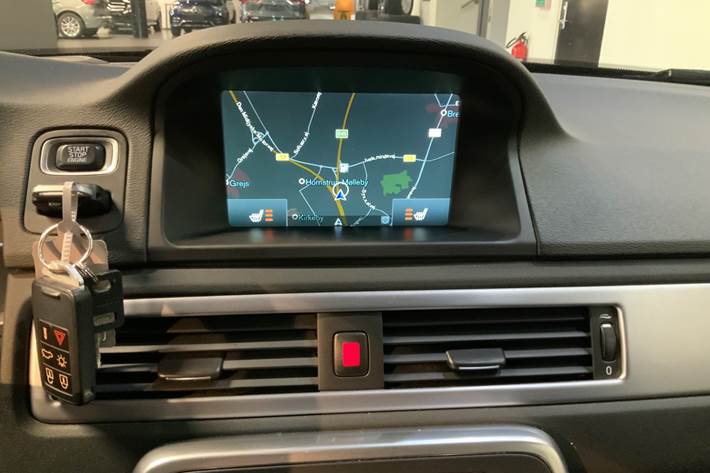 Sort Volvo V70 fra 2016