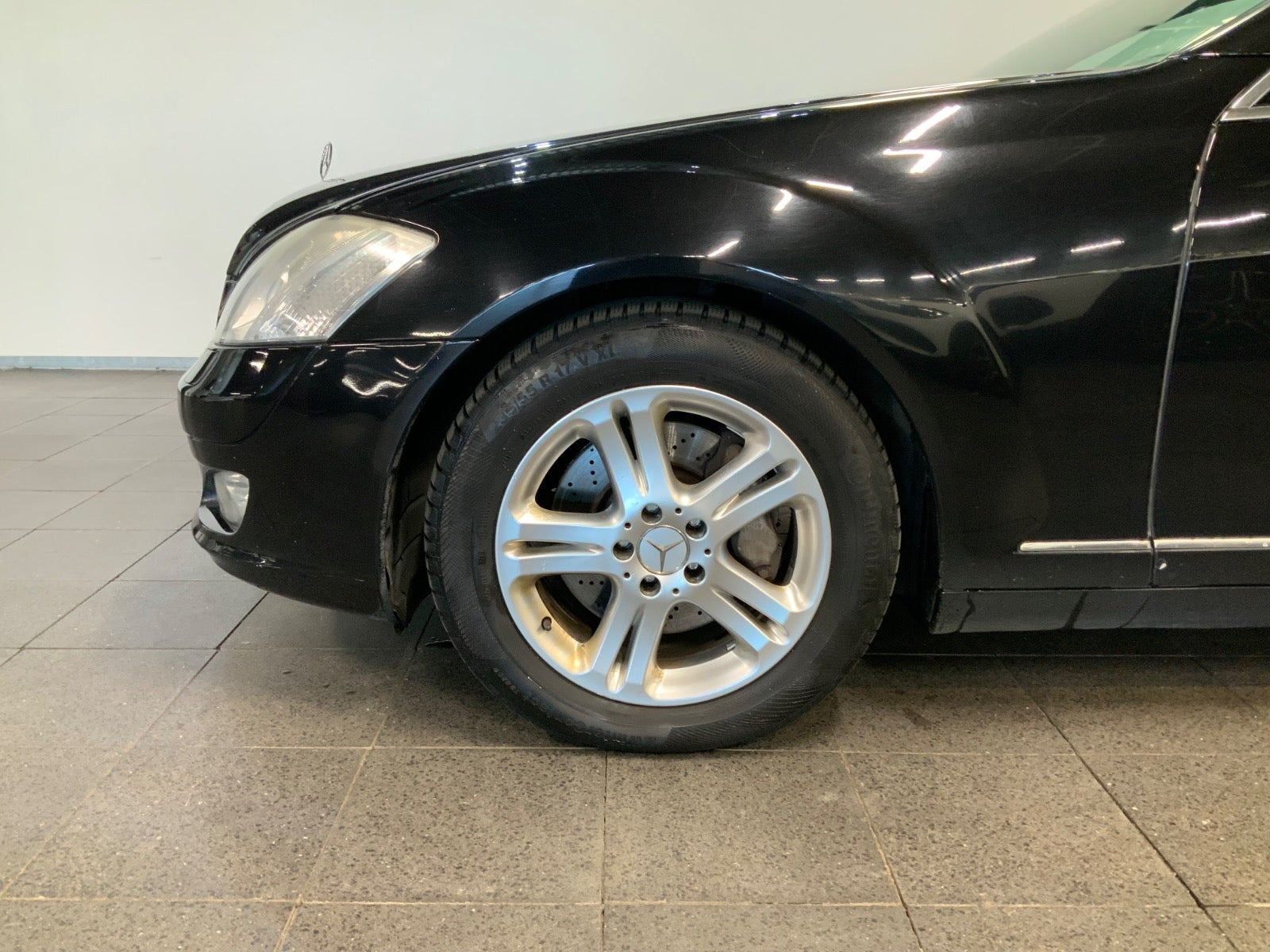 Sort Mercedes S350 fra 2006