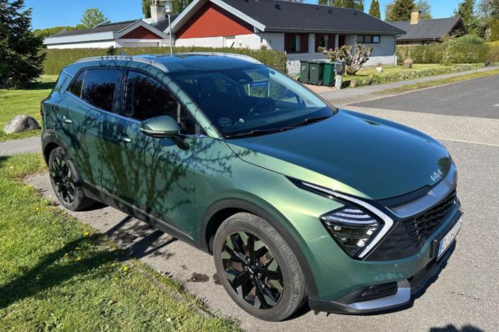 Grøn Kia Sportage fra 2022